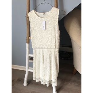 Garage White Lace Dress